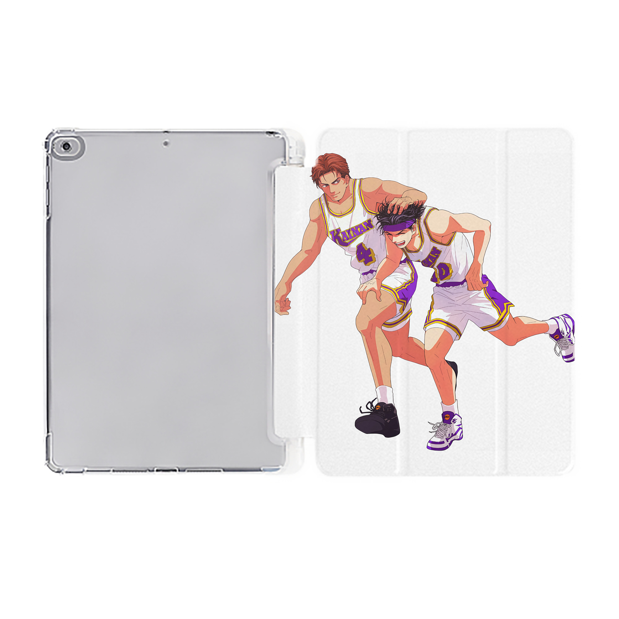 （画像用） SLAM DUNK／スラムダンク IPad ケース ペン収納付き 三つ折りスタンド PUレザー×シリコン 対応機種9.5/10.5/10.9インチ
